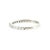 A late 20th-century stackable ring in 14k white gold. Features 16 natural brilliant-cut white diamonds with a total carat...
