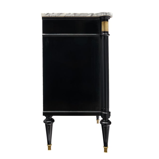Louis XVI Ebonized French Buffet For Sale - Image 9 of 9