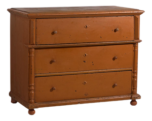 Vintage Chest of Drawers with Ochre Patina, 1920