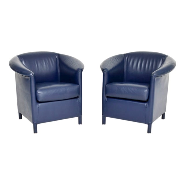 Vintage Leather Chairs from Wittmann, 1980, Set of 2 For Sale