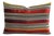 S. Harris Siri Stripe in Sanguine Lumbar Pillow Cover For Sale