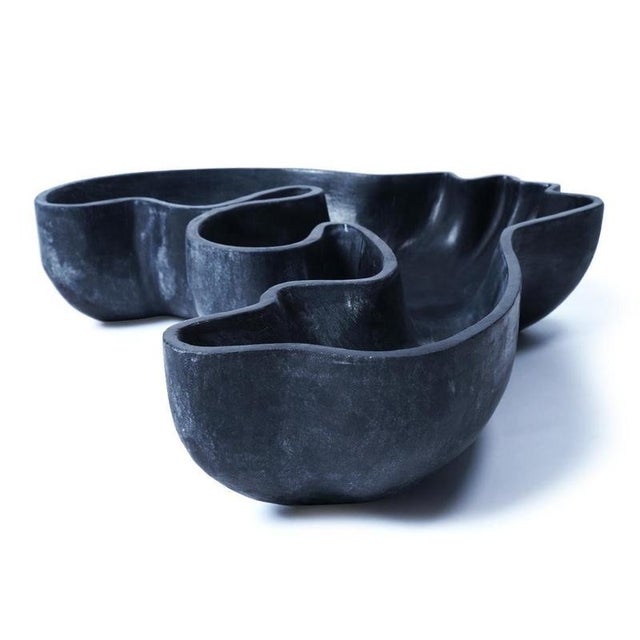 Contemporary Kiss Woman Black Marble Recipient by Jean Pascal Levy-Trumet For Sale - Image 3 of 6