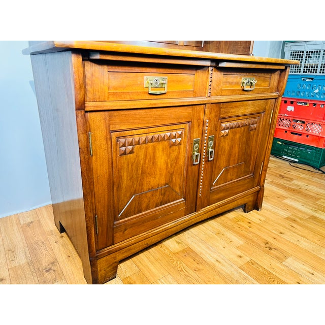 German Art Nouveau Cupboard from Nic. Eckel Furniture Factory, 1890s For Sale - Image 9 of 18