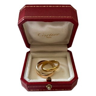 Vintage Trinity Ring in Three-Tone Gold from Cartier, 1997 For Sale