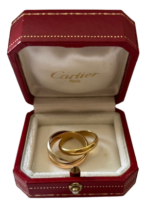 Vintage Trinity Ring in Three-Tone Gold from Cartier, 1997