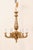 Mid 20th Century French 6-Light Gilt Chandelier For Sale - Image 9 of 11