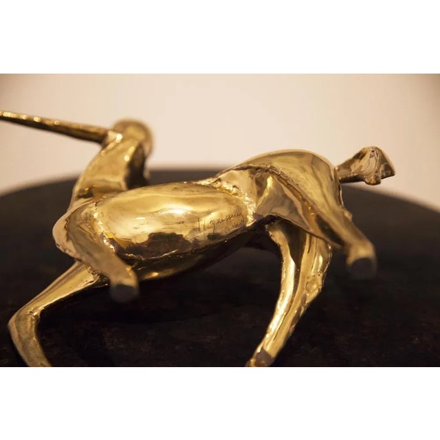 Mid-Century Modern Jacques Duval Brasseur, Centaur Sculpture, 1970, Metal For Sale - Image 3 of 10