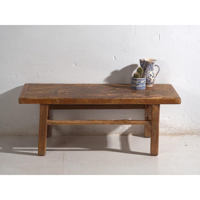 Chinese Low Table in Pine For Sale - Image 10 of 10