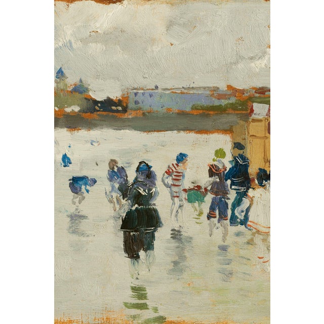 1906 Vintage La Concha Beach Art Print by Joaquín Sorolla - 12" X 8" For Sale In Buffalo - Image 6 of 8
