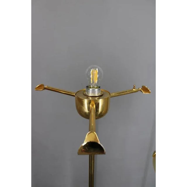 Floor Lamps in Brass Finish from VeArt, 1980s, Set of 2 For Sale - Image 13 of 18
