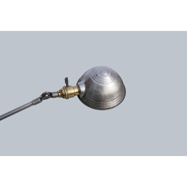 Black Ceiling Lamp with Hubble Socket and Shade from O.C.White, 1930 For Sale - Image 8 of 11