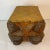 Early 20th Century Folk Art Americana Tramp Art Star Design Ottoman Footstool. For Sale - Image 9 of 12