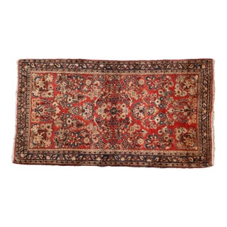 Vintage German Sarouk Rug - 2'7" X 3'5" For Sale