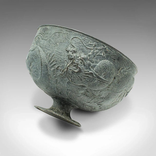 Metal 1880s Antique Victorian Chinese Libation Cup For Sale - Image 7 of 10