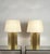 Not Yet Made - Made To Order Pair of Large 'Croisillon' Solid Brass Lamps With Parchment Shades by Design Frères For Sale - Image 5 of 8