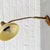 Mid-Century Wall Lamp in Brass, Oak & Glass by Bo Råman for Asea, Sweden, 1950s For Sale - Image 6 of 15