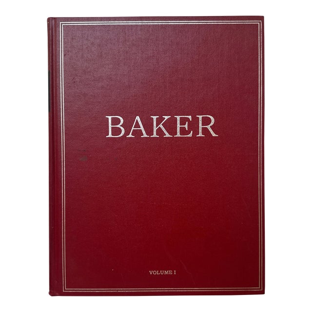 Vintage Baker Furniture Hardbound Catalog Book, Volume 1 For Sale