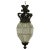 1920s Glass Lantern With Crown Top For Sale - Image 11 of 11