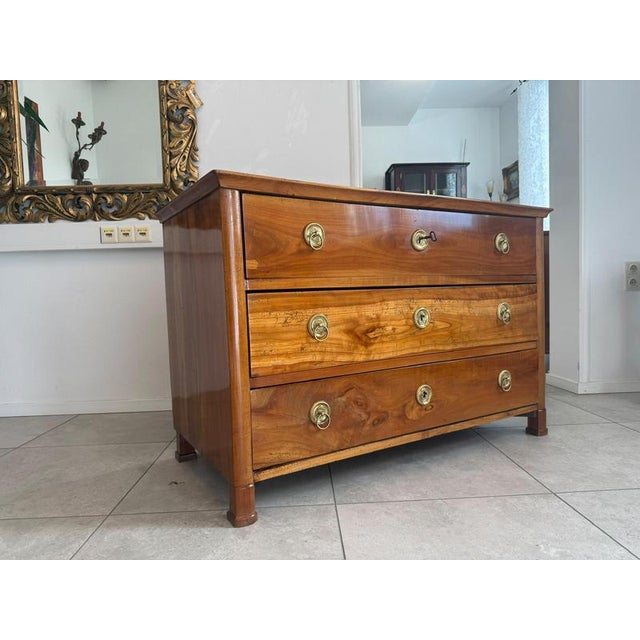 Biedermeier Chest of Drawers in Cherrywood For Sale - Image 15 of 18