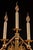 Metal Mid 20th Century Gothic Revival Five-Light Candelabra Table Lamp For Sale - Image 7 of 10