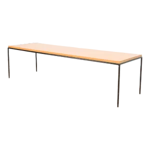 Paul McCobb Planner Group Birch and Iron Coffee Table or Bench, 1950s