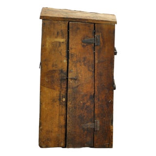 Primitive Wooden Cabinet, 1930 For Sale