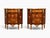 Wood Louis Xvi, Diminutive Demilune Commodes, Inlaid Wood, Bronze, France, 19th C. For Sale - Image 7 of 18