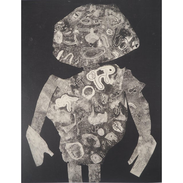 Jean Dubuffet, Jeune homme, Lithograph For Sale