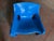 Blue Model Vicario Chair by Vico Magistretti for Artemide, 1970s For Sale - Image 3 of 9