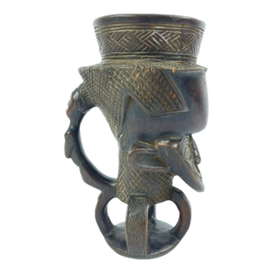 Early 20th Century Kuba Figural Cup