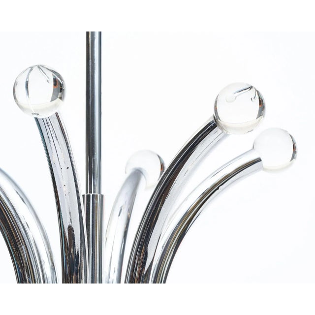 1970s Modern Italian Chandelier For Sale - Image 5 of 9