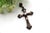 Gold Cross Pendant with Paw Print For Sale - Image 3 of 6