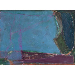 'Abstract in Indigo and Blue', Cecil Collins, Royal College of Art, Tate Gallery, 1976 For Sale