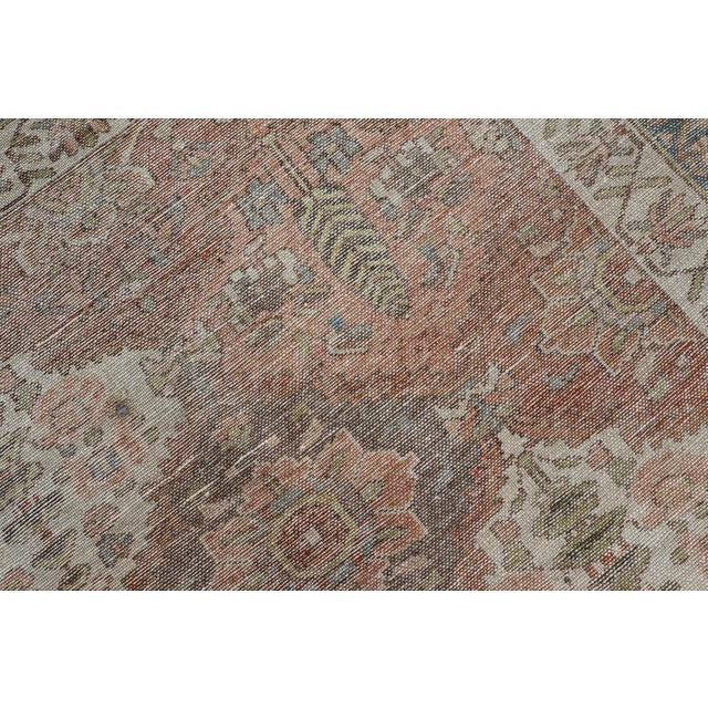 Antique Persian Bakhtiari Gallery Rug With Garden Design and Rust Field For Sale - Image 12 of 12