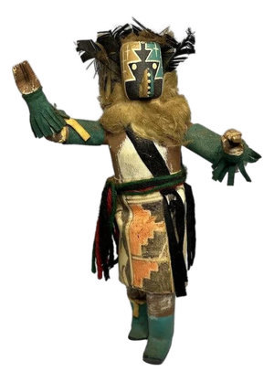 Vintage Hopi Kachina Doll: Hand Carved Folk Art, Arizona