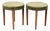 Art Deco Stools, Czechoslovakia, 1940s, Set of 2 For Sale