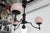 Beige Danish Art Deco 3-Armed Chandelier in Patinated Brass with Light Rose Glass Shades from Lyfa, 1930s For Sale - Image 8 of 18