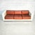 Mid-Century Modern Orange Saratoga 3-Seater Sofa attributed to Massimo & Lella Vignelli for Poltronova, 1960s-1970s For Sale - Image 3 of 14