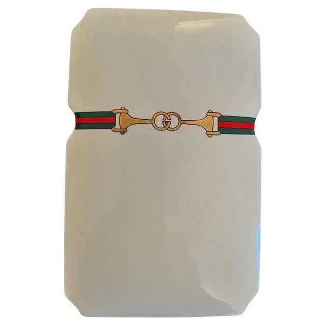 Porcelain Gucci Lidded Box with Incense 420 Holder For Sale - Image 12 of 12