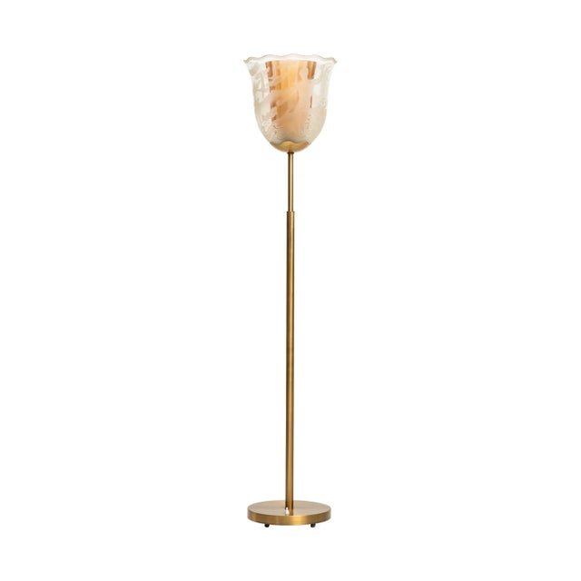 Swedish Model G4 Floor Lamp by Bo Notini for Glössner & Co., 1940s For Sale - Image 9 of 9