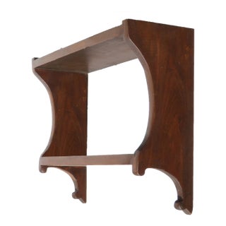 French Style Wood Wall Shelf For Sale