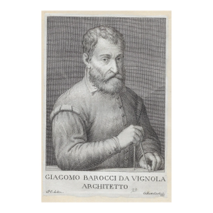 1770 Architect Giacomo Barocci Portrait Engraving