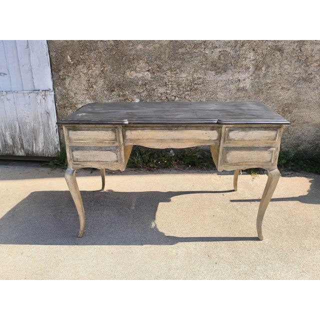 Desk with Drawers, 1950s For Sale - Image 3 of 8