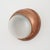 Metal Antique French Copper Holophane Wall Lamp For Sale - Image 7 of 10