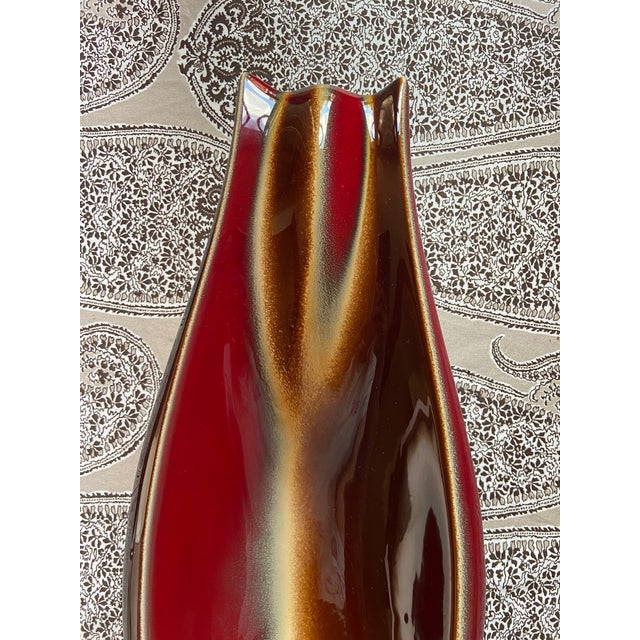 Large Vintage French Verceram Fruit Bowl, 1950s For Sale - Image 6 of 8
