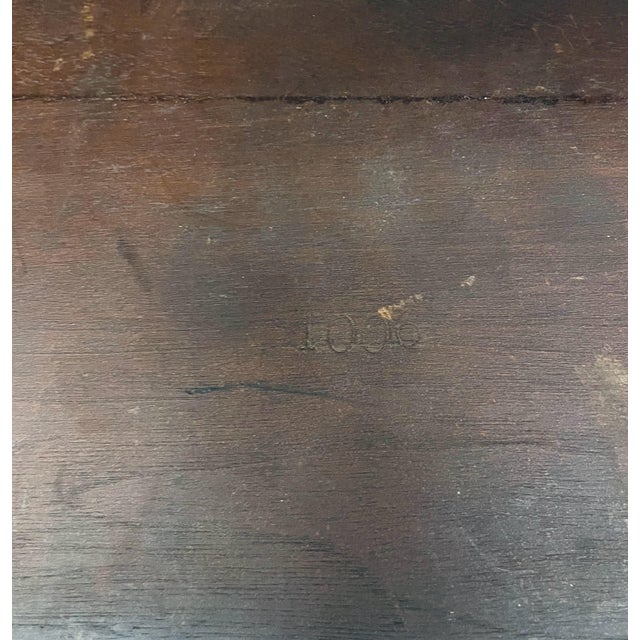 1920s/1930s Vintage w.f. Whitney "Antique Mahogany" Pierced Splat Windsor Armchair - Model 33-4 For Sale In Savannah - Image 6 of 7