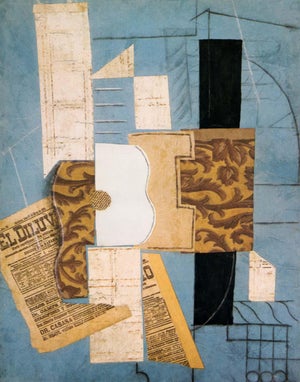 Picasso Guitar Giclee Numbered Edition