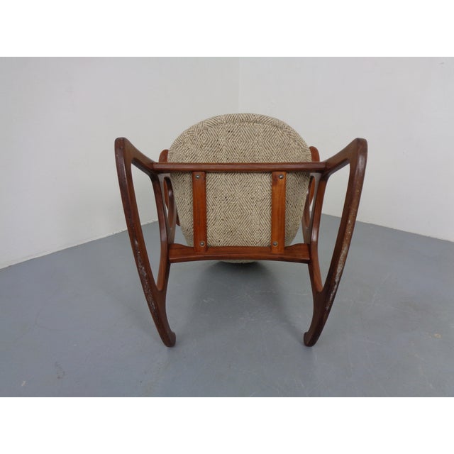 Teak Rocking Chair by Aage Christiansen for Erhardsen & Andersen, Denmark, 1960s For Sale - Image 16 of 18