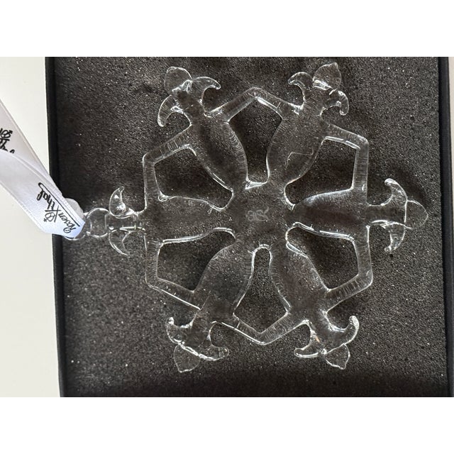 Rosenthal Glass Ice Crystal Motif 5 Pendant by Björn Wiinblad for Rosenthal, 1990 For Sale - Image 4 of 6