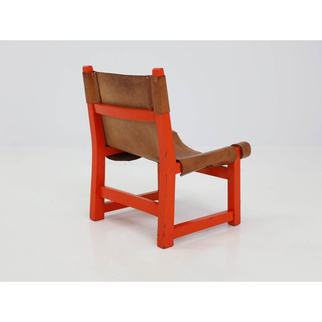 Riaza Hunting Children's Chair by Muñoz Paco for Darro, Spain, 1959 For Sale - Image 4 of 14